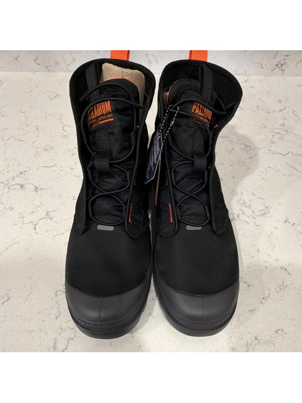 Palladium Men’s Pampa Travel Lite Combat Boots Black Lace-Up US 9.5 M